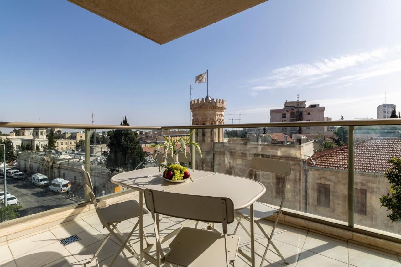 Luxury Three-Bedroom/Terrace Over Old City View Ierusalim Exterior foto